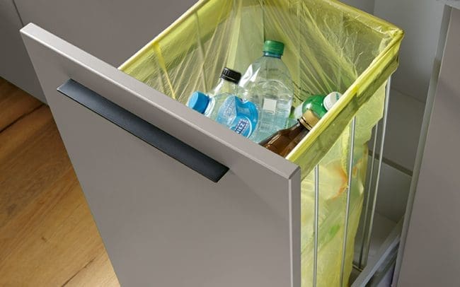 german kitchens cardiff - utility rooms - pull out bin