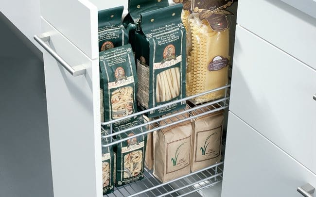 Schuller German Kitchens - Storage Solutions - Pull Out Storage - pull out wire base unit