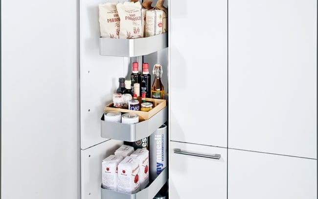Schuller German Kitchens - Storage Solutions - Pull Out Storage - pull out larder unit 2