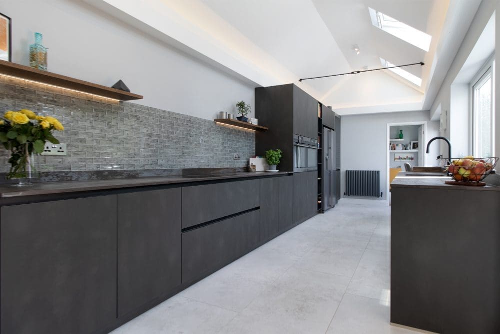 Schuller Targa Steel Kitchen Project in Old St Mellons - Main
